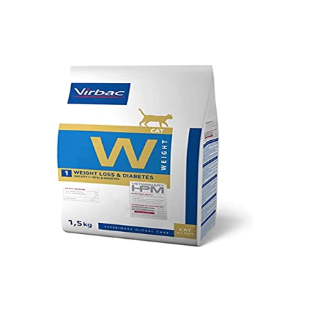 Virbac Cat Weight Loss & Diabetes (W1) 1.5 kg | Kedi Zayıflama & Diyabet Maması