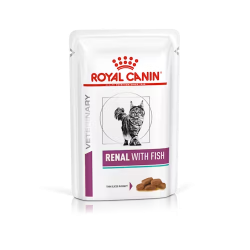 Royal Canin Renal With Fish 85 gr 12 pieces | Kidney-Supporting Wet Cat Food