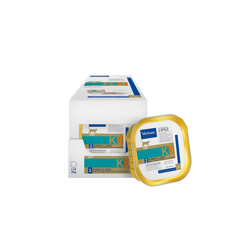 Virbac CAT KIDNEY & JOINT K2 Yaş Mama 85 gr | İleri Böbrek & Eklem Diyet