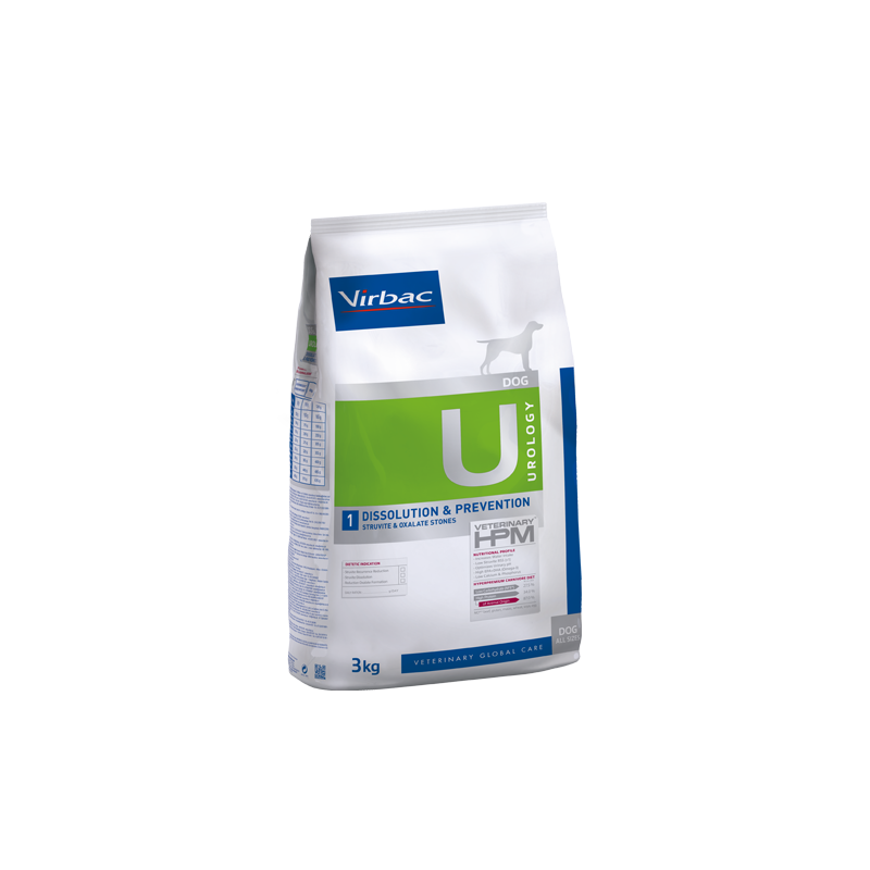 Virbac DOG UROLOGY DISSOLUTION & PREVENTION (U1) 3 kg | Köpek İdrar Taşı Maması