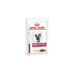Royal Canin Renal With Beef 85 gr 12 pieces | Kidney-Supporting Wet Cat Food