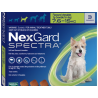 NexGard Spectra 7.5-15 kg Dog Internal & External Parasite Chew (3 Count)
