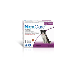 NexGard 25-50 kg Dog External Parasite Chew | 3-Count Monthly Protection
