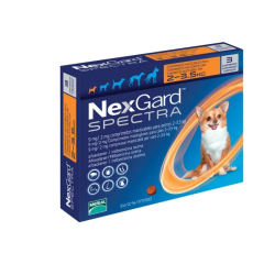 NexGard Spectra 2-3.5 kg Dog Internal & External Parasite Chew | 3-Count Monthly Protection