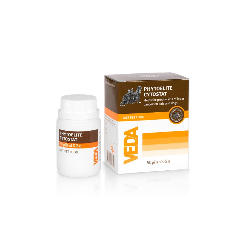 Veda Phytoelite Cytostat 50 Tablet | Kedi Köpek Tümör Karşıtı & Bağışıklık