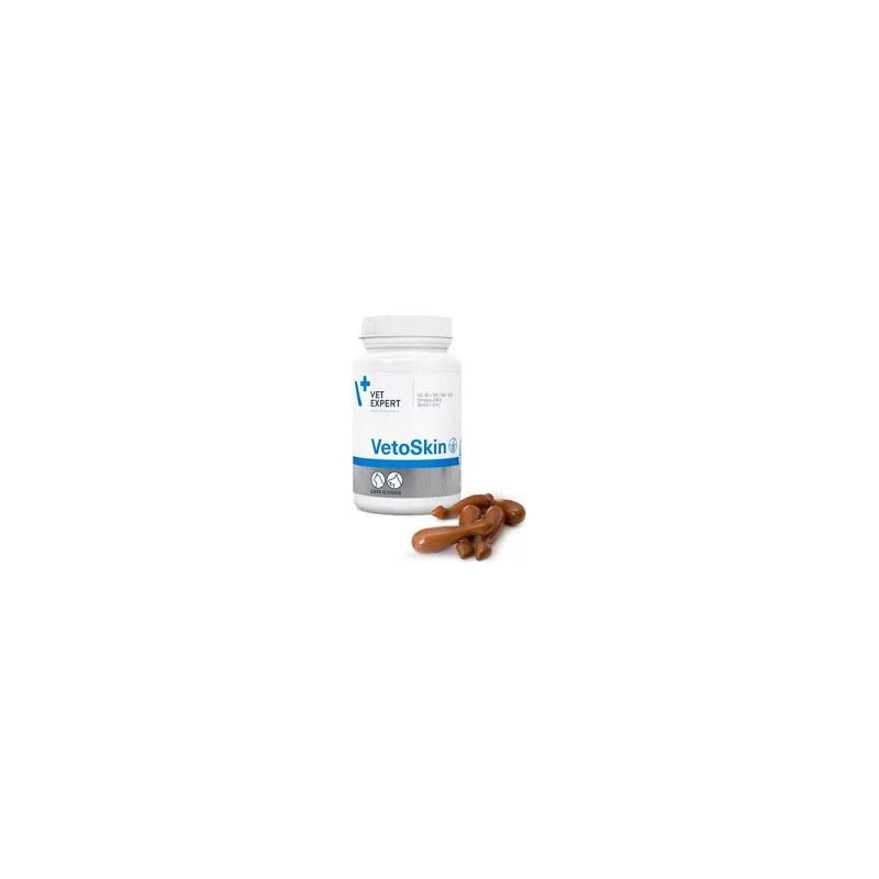 Vet Expert VetoSkin 90 Capsules | Cat Dog Skin & Coat Health Supplement Vet Expert VetoSkin 90 Capsules | Cat Dog Skin & Coat Health Supplement