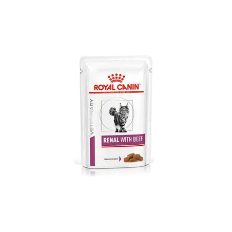 Royal Canin Renal With Beef 85 gr| Kidney-Supporting Wet Cat Food