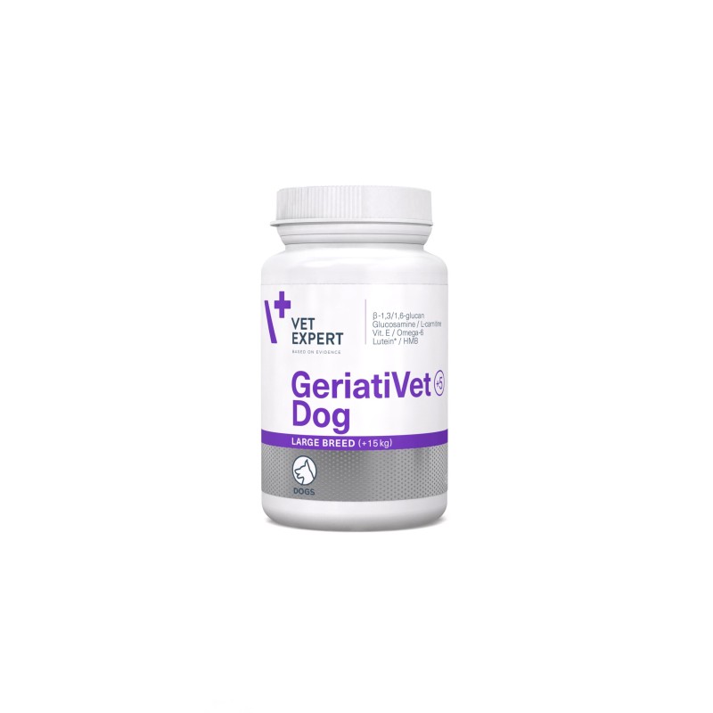 Vet Expert GeriatiVet Dog Large Breed 45 Capsules | +5 Years Large Breed Senior Dog Health Support