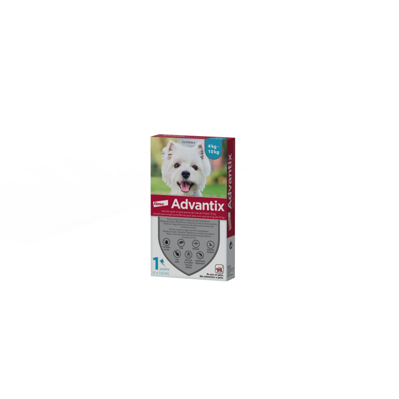 Advantix 1ml 4-10kg 4 pipet Köpek Dış Parazit Damlası | Pire, Kene, Sivrisinek Koruma Advantix 1ml 4-10kg 4 pipet Köpek Dış Parazit Damlası | Pire, Kene, Sivrisinek Koruma
