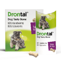 Drontal Dog Internal Parasite Pill 6 Tablets | Broad-Spectrum