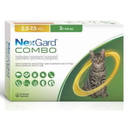 NexGard Combo Cat 0.9 ml (2.5-7.5 kg) | Internal & External Parasite