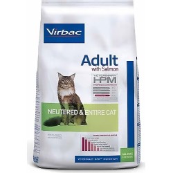 Virbac Adult Salmon Cat 7 kg | Kısırlaştırılmış/Kısırlaştırılmamış Yetişkin Kedi Maması