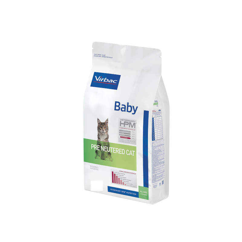 Virbac Baby Pre-Neutered Cat 1.5 kg | Kısırlaştırmaya Hazırlık Yavru Kedi Maması