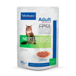 Virbac Adult Neutered Salmon Pouch 85 gr | Kısırlaştırılmış Kedi Yaş Mama