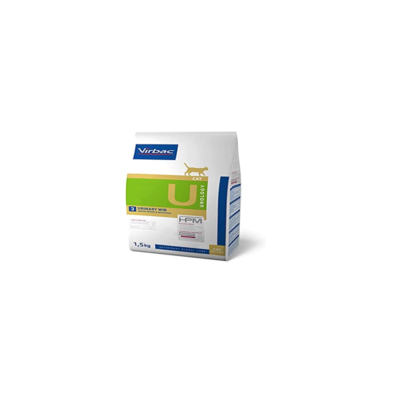 Virbac Cat Urology Urinary W/IB (U3) 1.5 kg | Cat Urinary & Weight Control Food